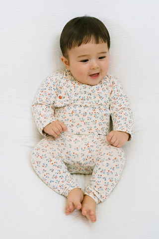 Newborn バンブーボディスーツ&レギンスセット