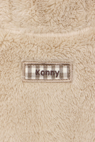 クマみみテディフリースロンパース