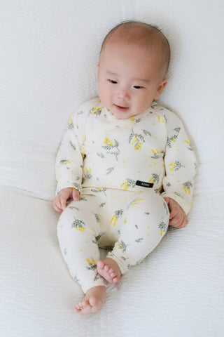 Newborn バンブーボディスーツ&レギンスセット