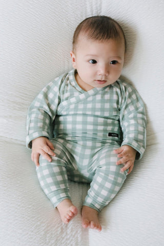 Newborn バンブーボディスーツ&レギンスセット