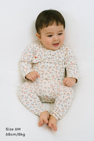 Newborn バンブーボディスーツ&レギンスセット