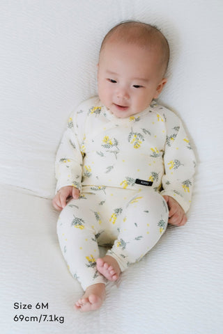 Newborn バンブーボディスーツ&レギンスセット