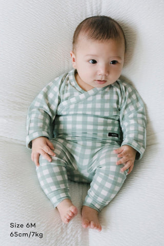 Newborn バンブーボディスーツ&レギンスセット