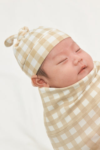 Newborn バンブー結び帽