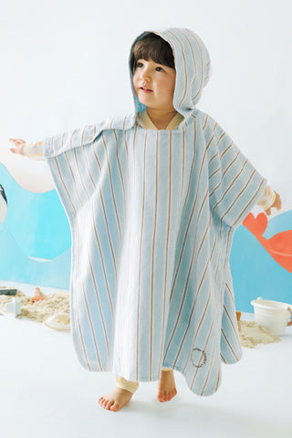 [26SS] EasyBath フードタオルライト（ストライプ）