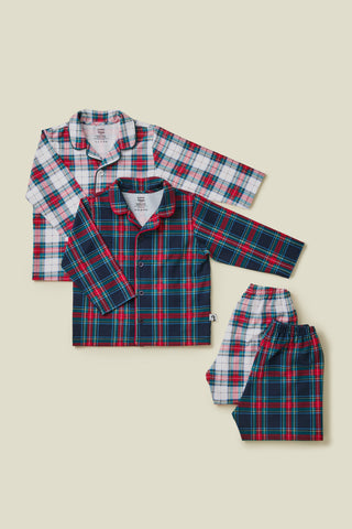 [Holiday] タータンチェックパジャマセット