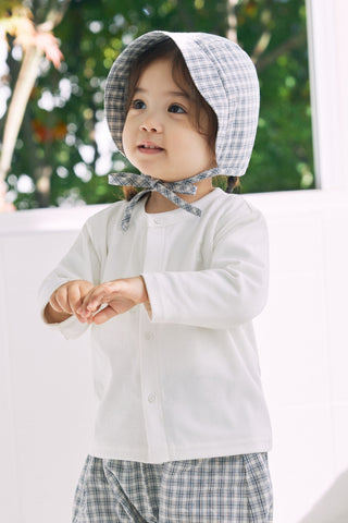 コットンカットソー カーディガン