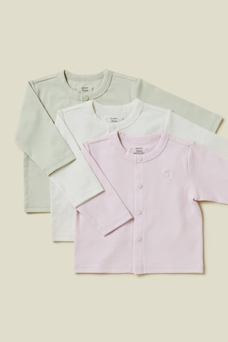 コットンカットソー カーディガン