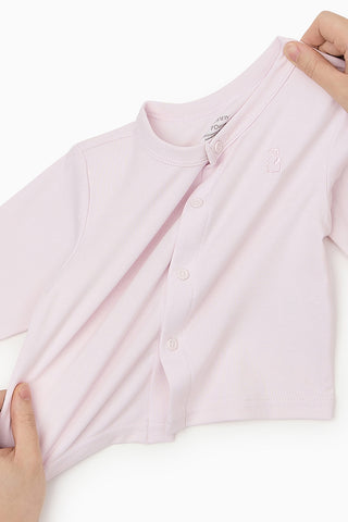 コットンカットソー カーディガン