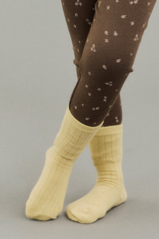 【8/26(水) お昼12時販売予定】[26FW] Easy-fit ベーシックソックス 4P (BEIGE, MUSTARD, OLIVE GREEN, LAVENDER)