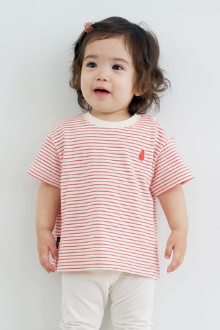 [25SS] ストライプ 半袖Tシャツ