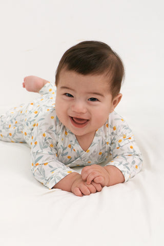 Newborn バンブーボディスーツ&レギンスセット