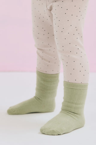 【8/26(水) お昼12時販売予定】[26FW] Easy-fit ベーシックソックス 4P (BEIGE, MUSTARD, OLIVE GREEN, LAVENDER)