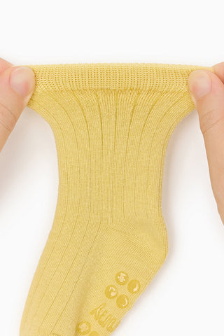 【8/26(水) お昼12時販売予定】[26FW] Easy-fit ベーシックソックス 4P (BEIGE, MUSTARD, OLIVE GREEN, LAVENDER)