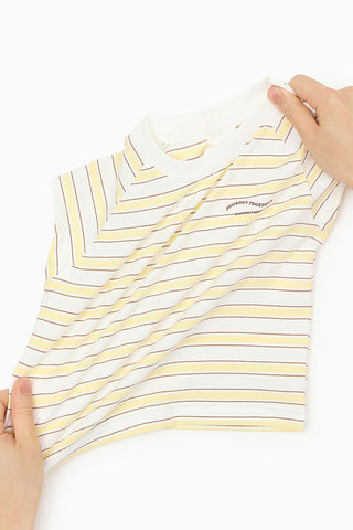 [26SS] クールコットン ボーダーセットアップ