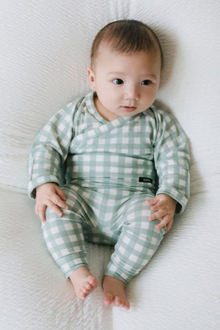 Newborn バンブーボディスーツ&レギンスセット