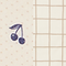 SET1 Vintage Cherry-Ivory Check