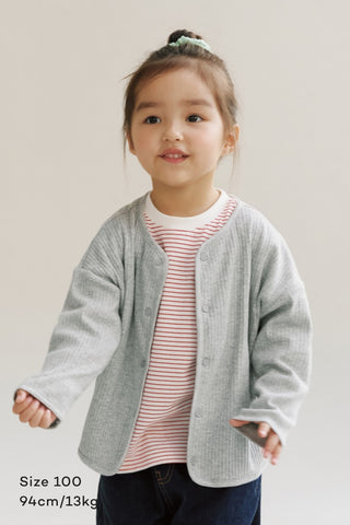 【2/12 お昼12時発売予定】[26SS] ソフトモダールリブカーディガン