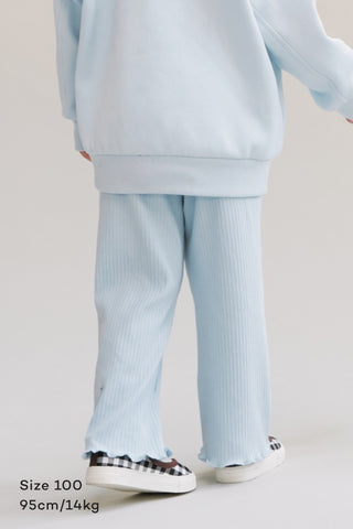 [26SS] ソフトモダール リブフレアレギンス 10分丈