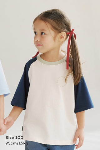 【2/12 お昼12時発売予定】[26SS] コットン ラグラン 7分袖Tシャツ