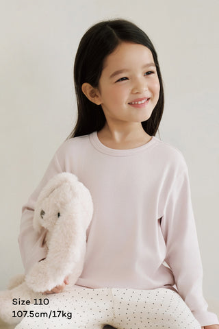 モダールリブ 長袖Tシャツ