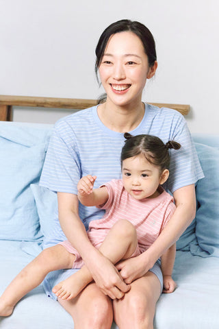 [SET] 親子でリンクコーデ モダール サマーパジャマセット